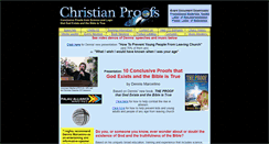 Desktop Screenshot of christianproofs.com